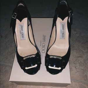 Jimmy Choo Besty Slingback Wedge